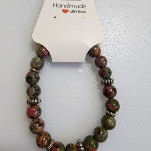 Natural Stone Beaded Bracelet